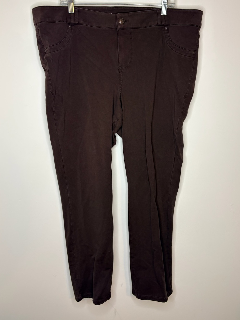 Lane Bryant Chocolate Brown Jeggings Size 22